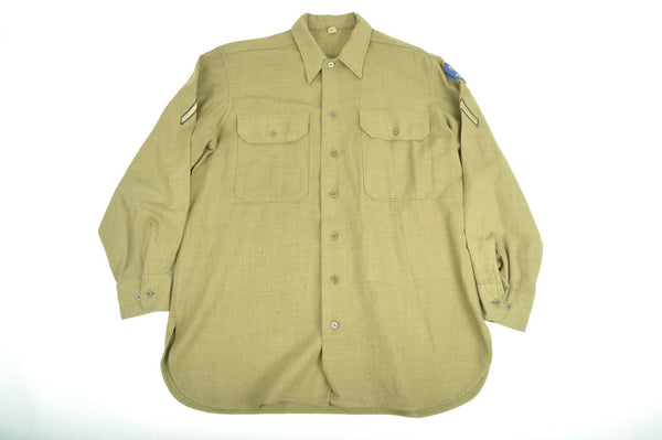 Chemise "moutarde" / US ARMY PACIFIC