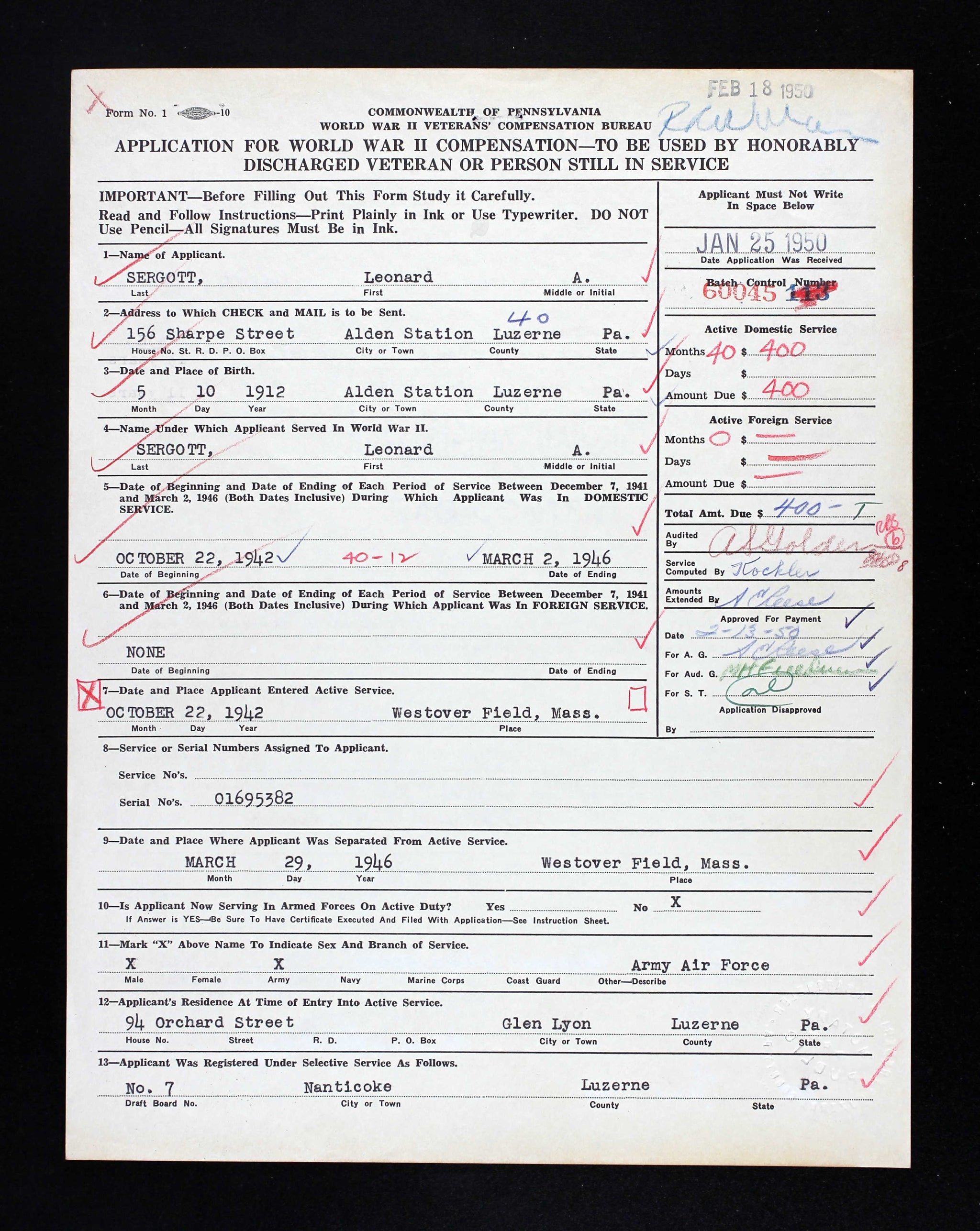 Couteau CASE XX 337 identifié / US AIR FORCE