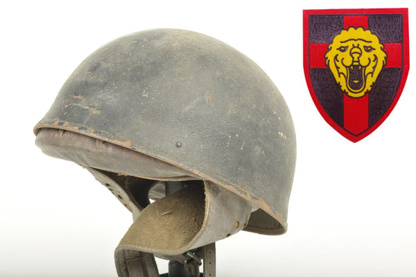 Casque Britannique Despatch Rider daté 1942 / Brigade Piron