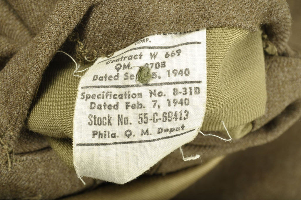 Vareuse US datée 1940 Nominative / 45th Infantry Division