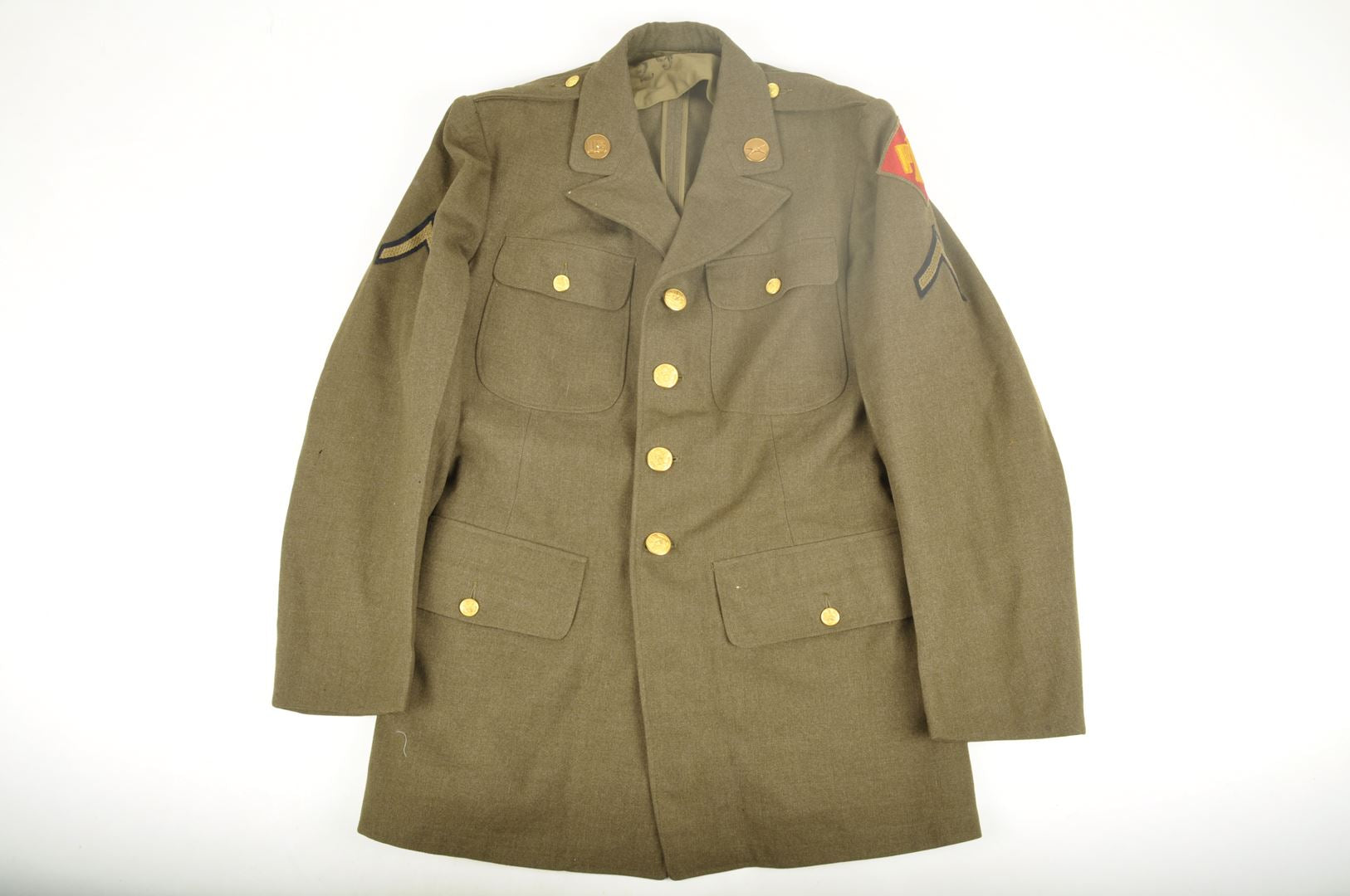 Vareuse US datée 1940 Nominative / 45th Infantry Division