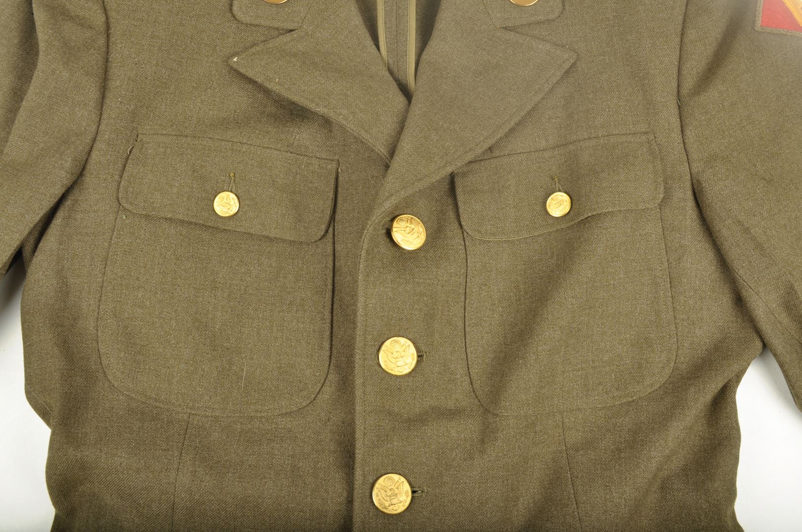 Vareuse US datée 1940 Nominative / 45th Infantry Division