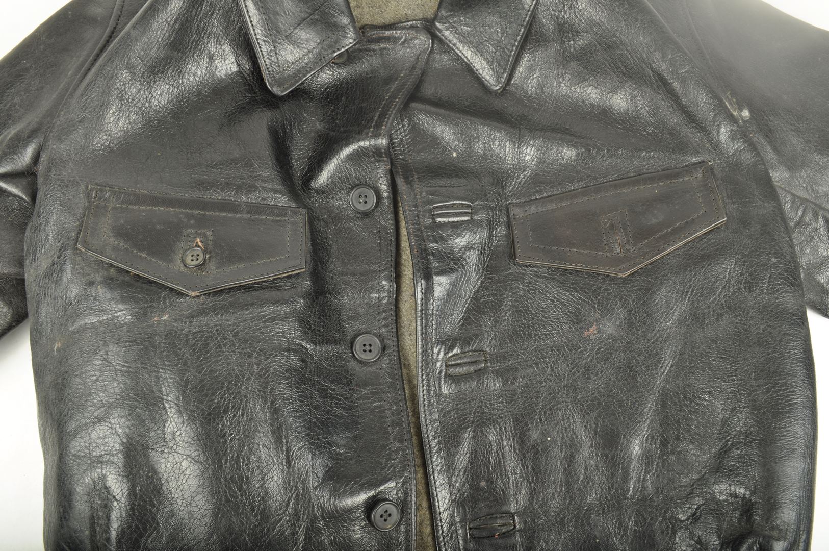 Blouson en cuir Chantiers de Jeunesse et GMR /  ETAT NEUF