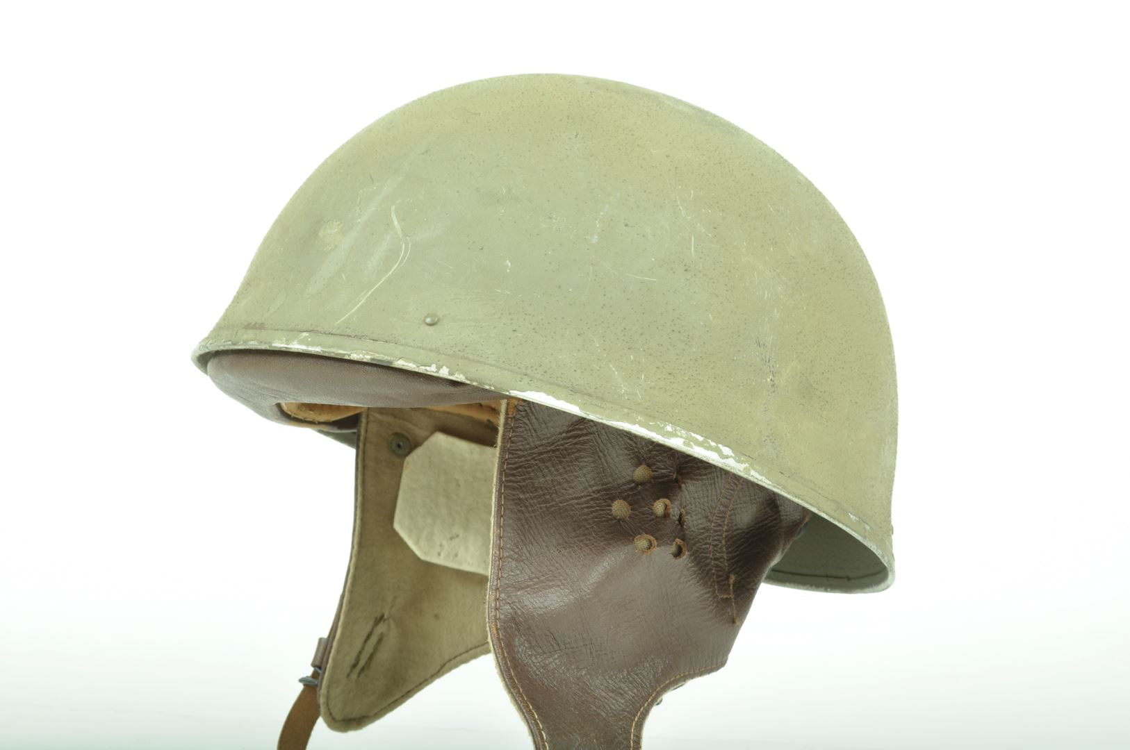 Casque de motocycliste Britannique / Dispatch Rider  daté 1942