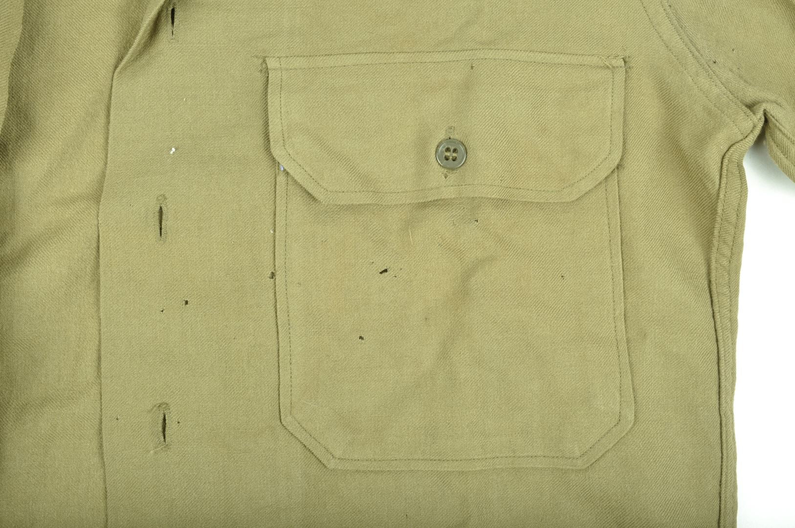 Chemise "moutarde" 45th Infantry Division / taille 14 1/2 - 34