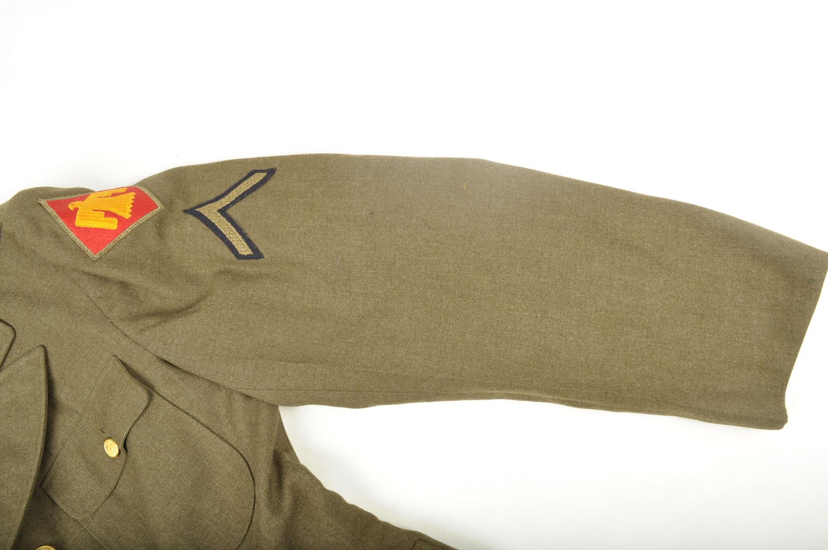 Vareuse US datée 1940 Nominative / 45th Infantry Division