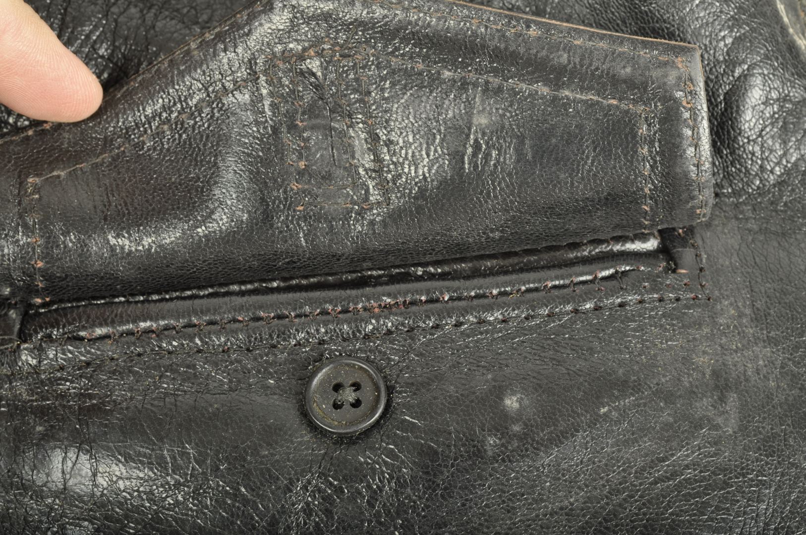 Blouson en cuir Chantiers de Jeunesse et GMR /  ETAT NEUF