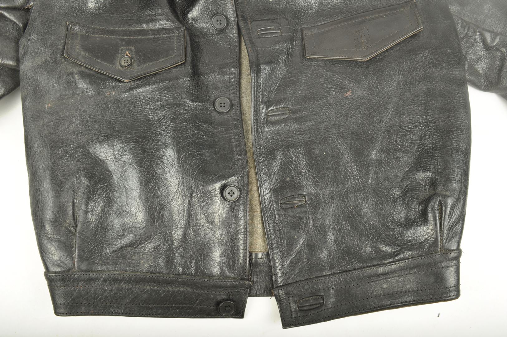 Blouson en cuir Chantiers de Jeunesse et GMR /  ETAT NEUF