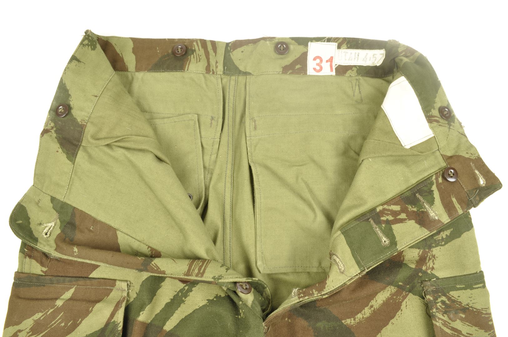 Pantalon TAP 47 / 56 camouflé / 1ier modèle daté 1957