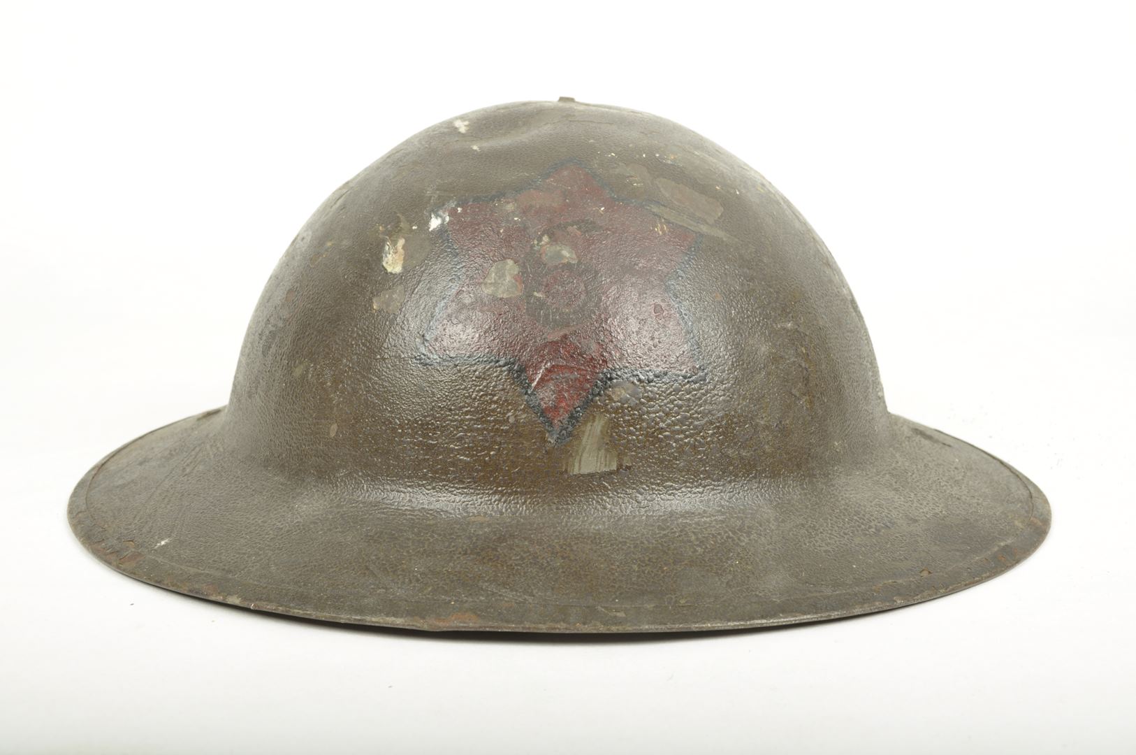 Casque Américain 6th infantry division de fabrication Britannique