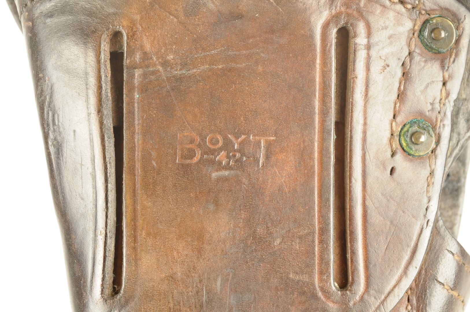 Etui Colt 45 daté 42 / Nominatif et personnalisé USMC