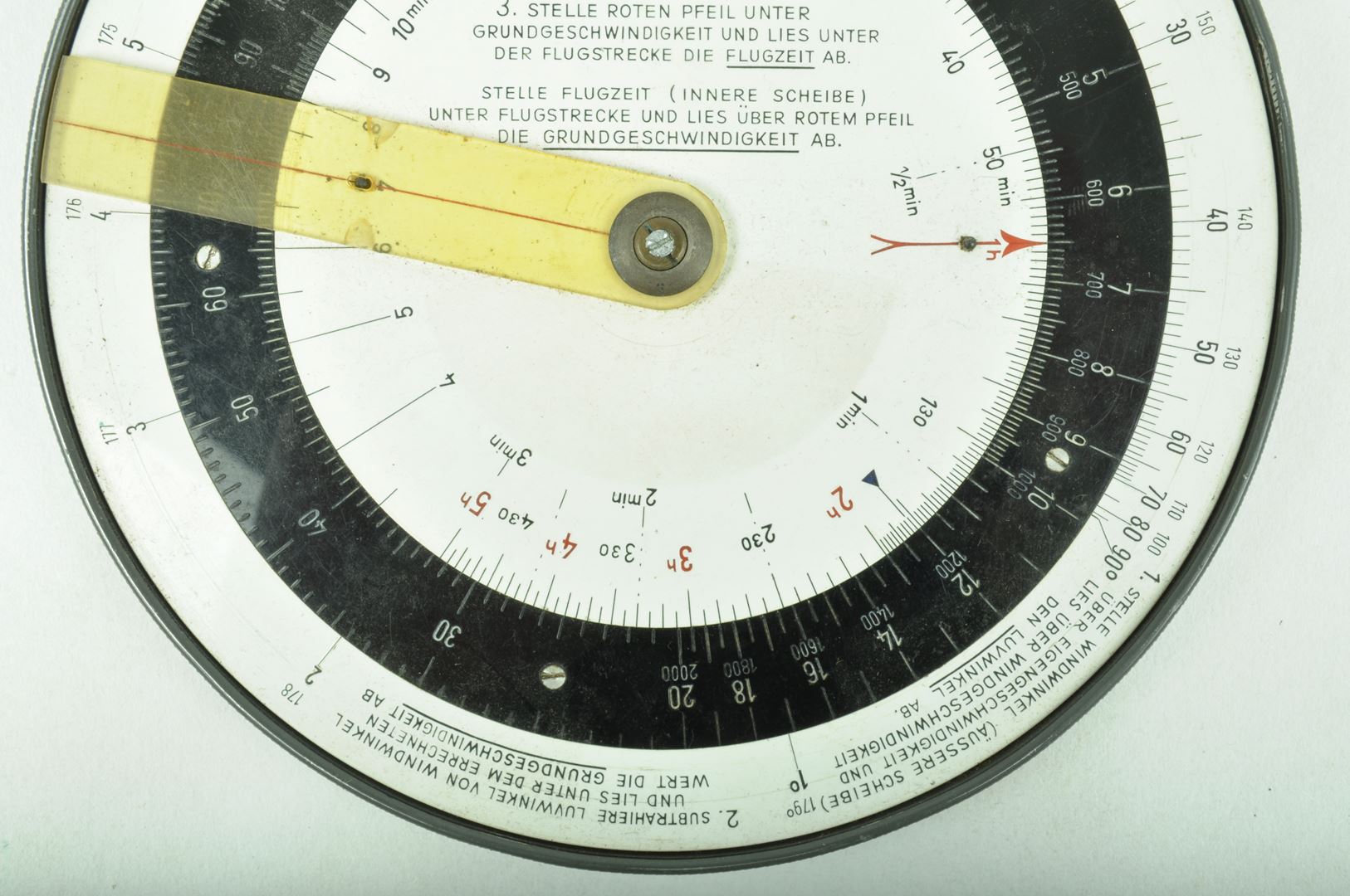 UKCOCO Règle De Vol En Plastique - Calculateur De Vol, Règle Carrée Vecteur Rotation Traceur Navigation