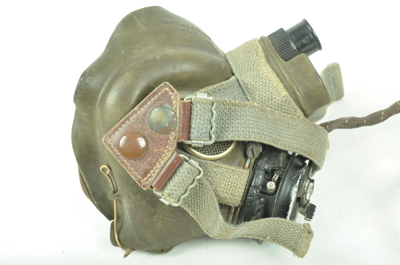Ensemble Serre-tête / Bonnet de vol RAF type C + Masque à oxygène