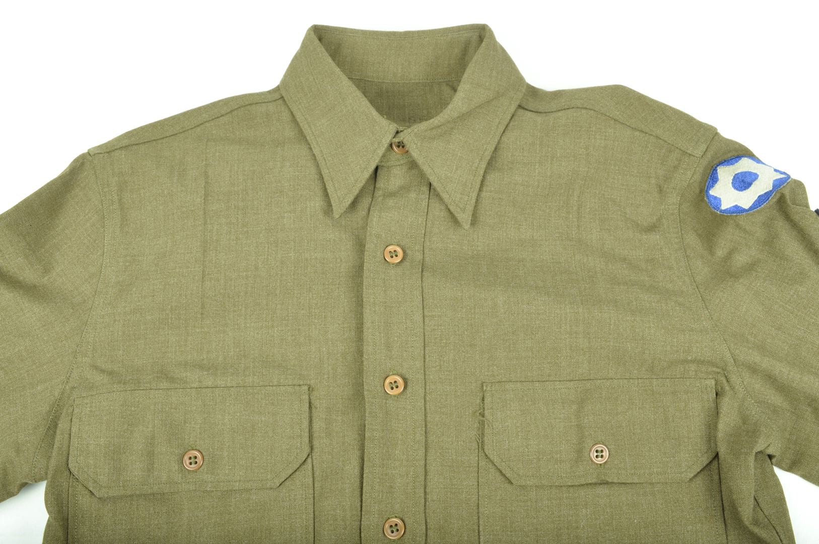 Chemise "moutarde" 8th Army / taille 15 - 35