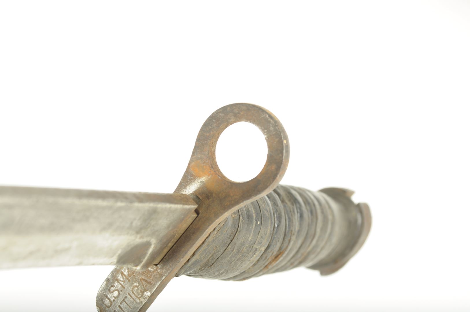 Poignard Baïonnette USM4 avec son fourreau personnalisé et Nominatif  USMC