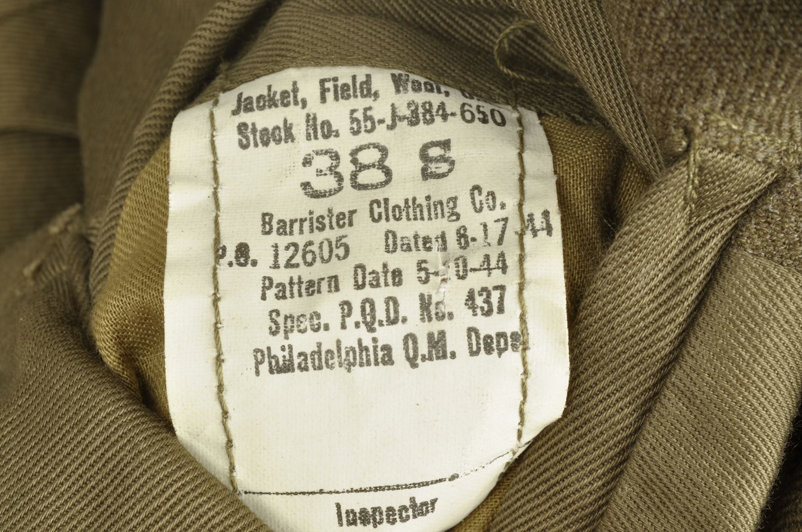 Blouson Ike daté 1944 / Army Airways Communications System