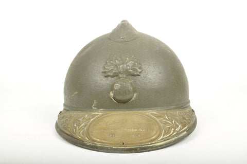 Casque Adrian Modèle 1915 du Lieutenant Colonel Mignon / 72ième et 153ième RI
