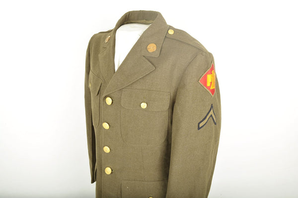 Vareuse US datée 1940 Nominative / 45th Infantry Division