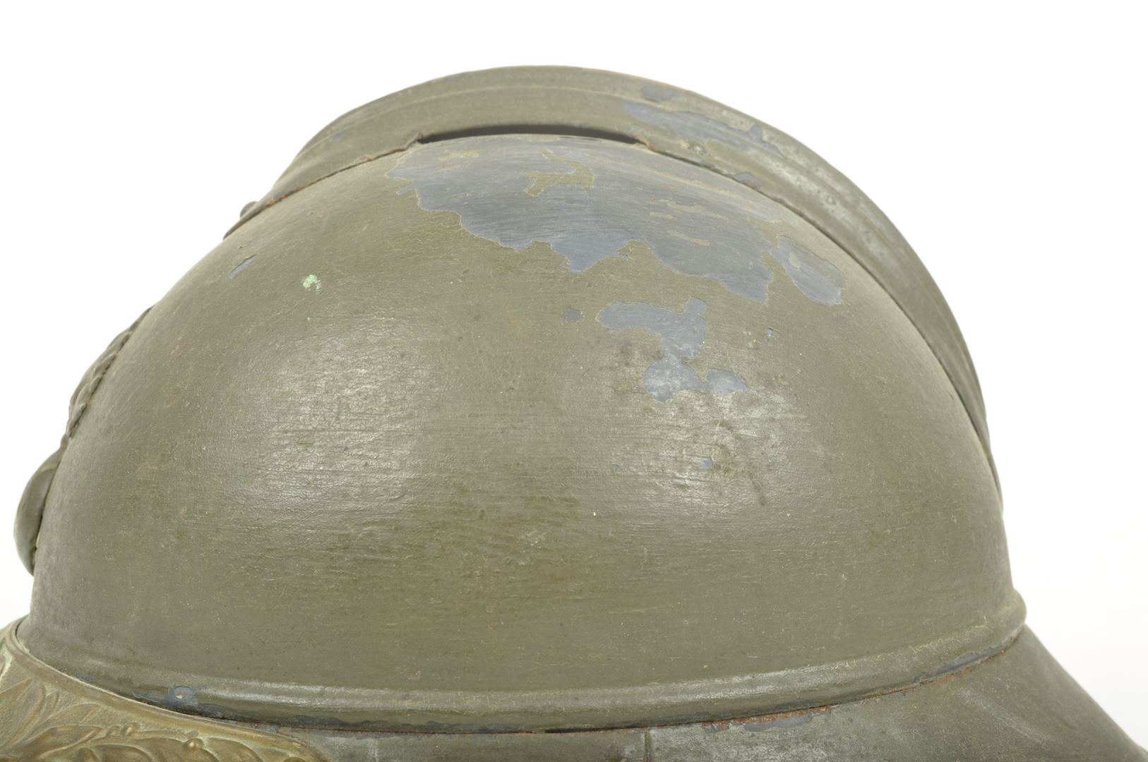 Casque Adrian Modèle 1915 du Lieutenant Colonel Mignon / 72ième et 153ième RI