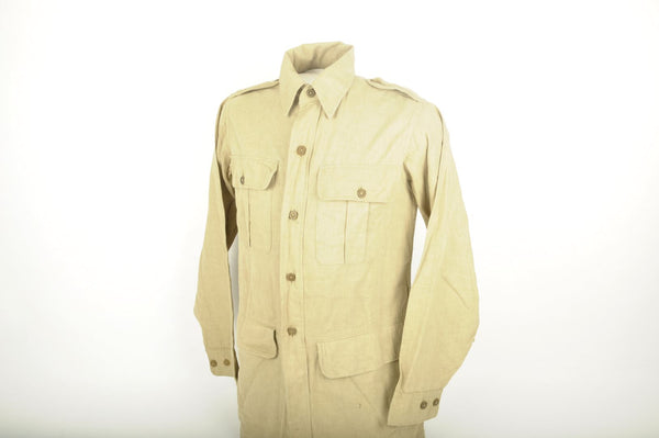Vareuse tropicale "Bush Jacket" en Aertex de confection Indienne / datée 1943