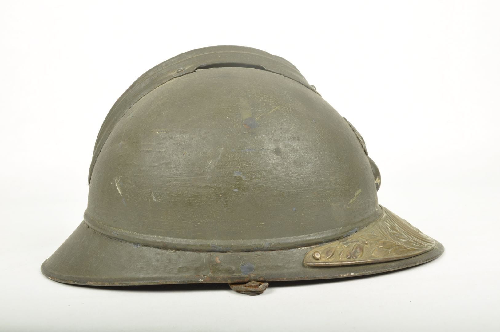 Casque Adrian Modèle 1915 du Lieutenant Colonel Mignon / 72ième et 153ième RI