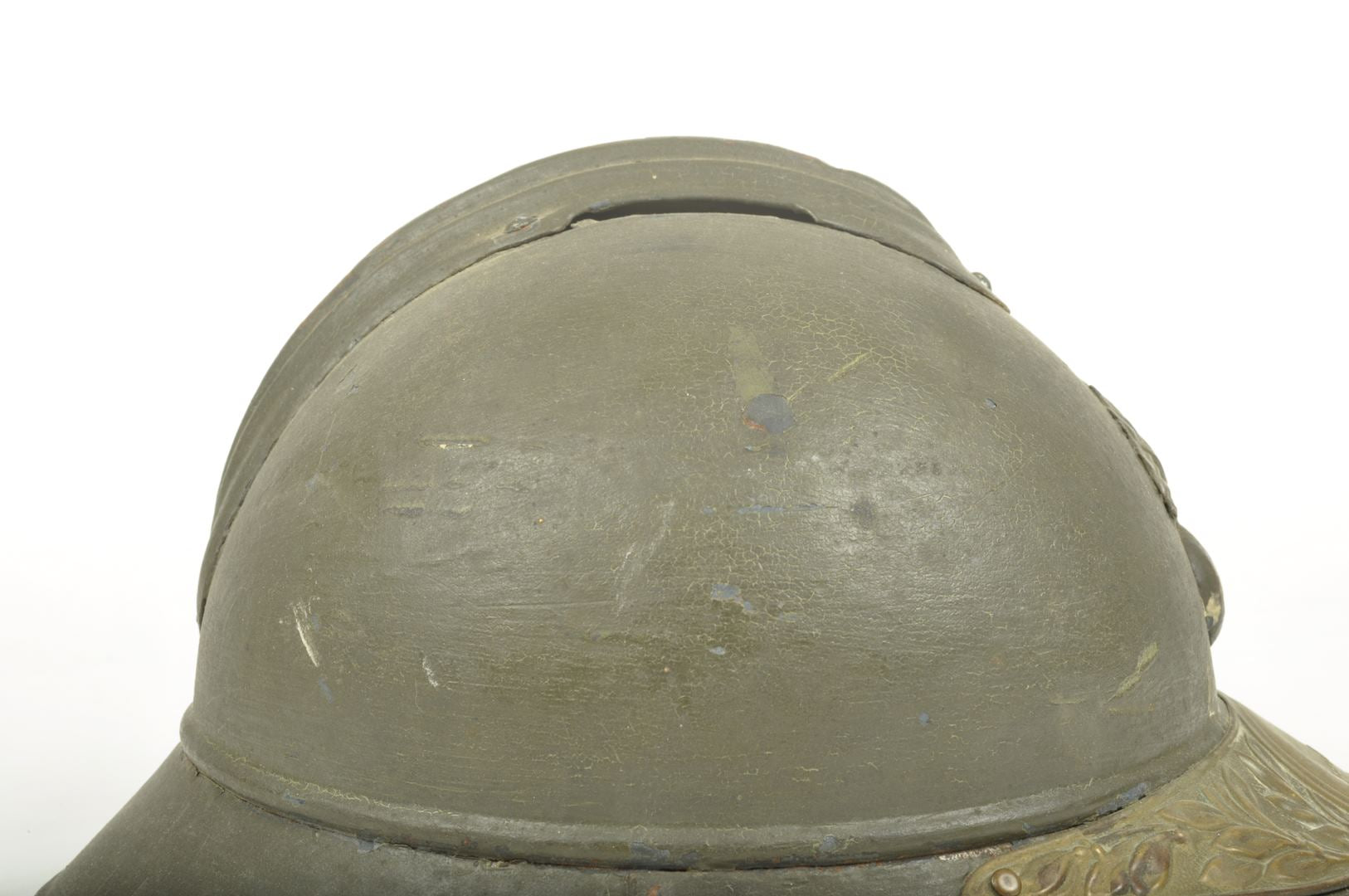 Casque Adrian Modèle 1915 du Lieutenant Colonel Mignon / 72ième et 153ième RI