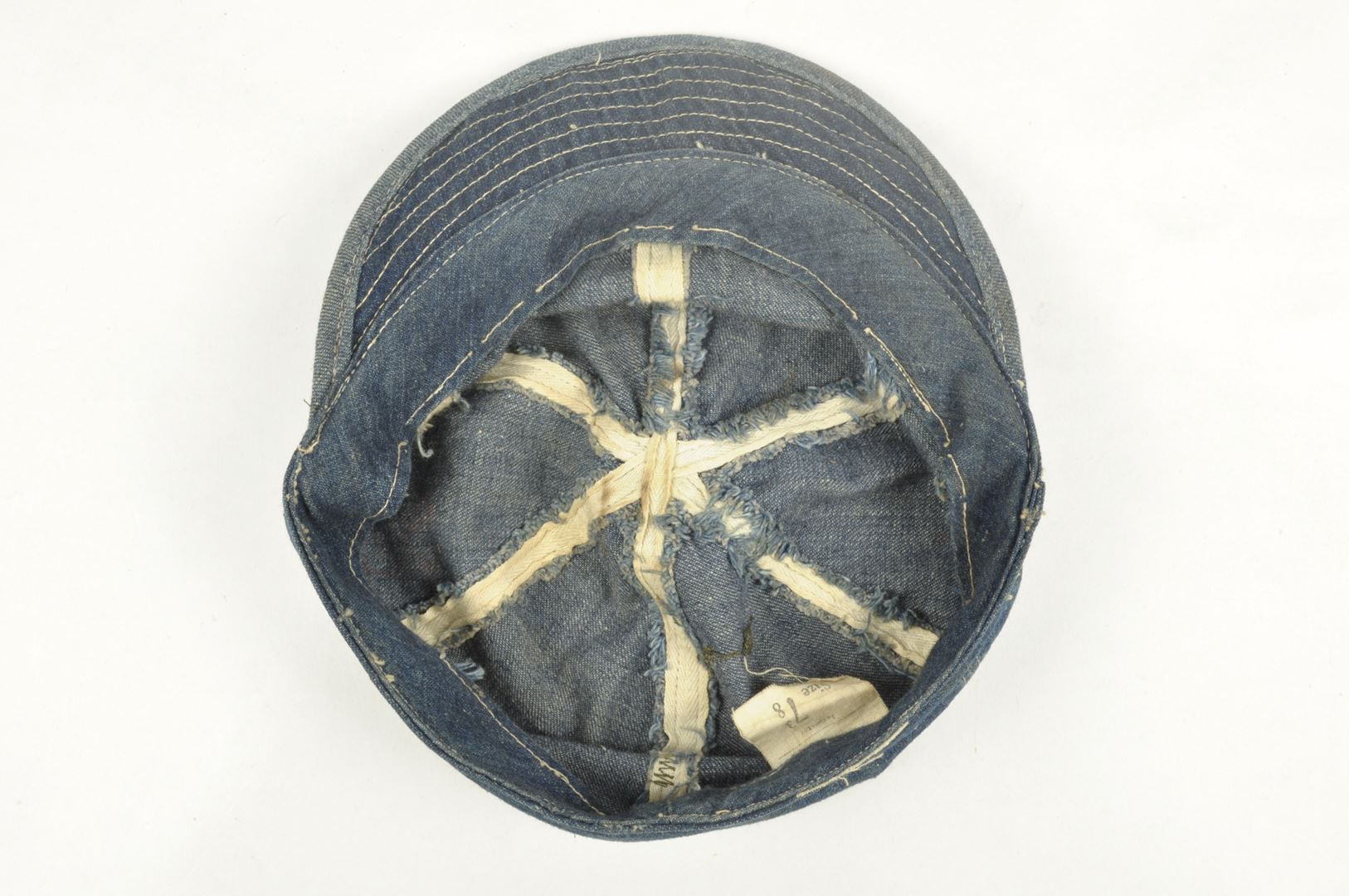 Rare casquette US Army en denim / datée 1940