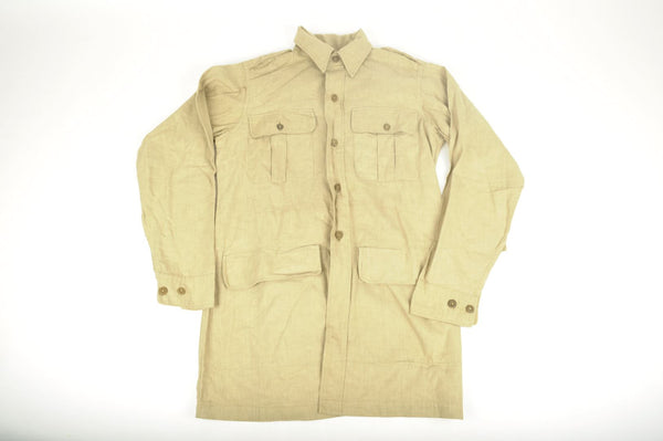 Vareuse tropicale "Bush Jacket" en Aertex de confection Indienne / datée 1943