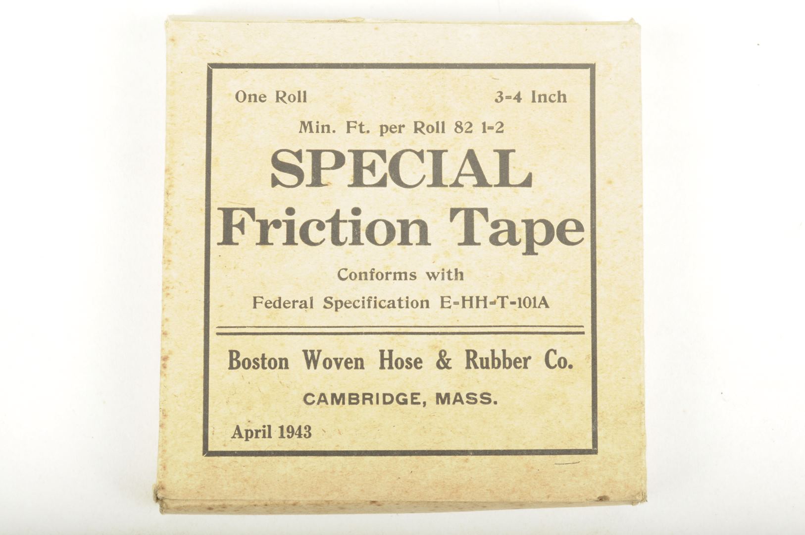 Ruban Adhésif US / Friction Tape daté 1943