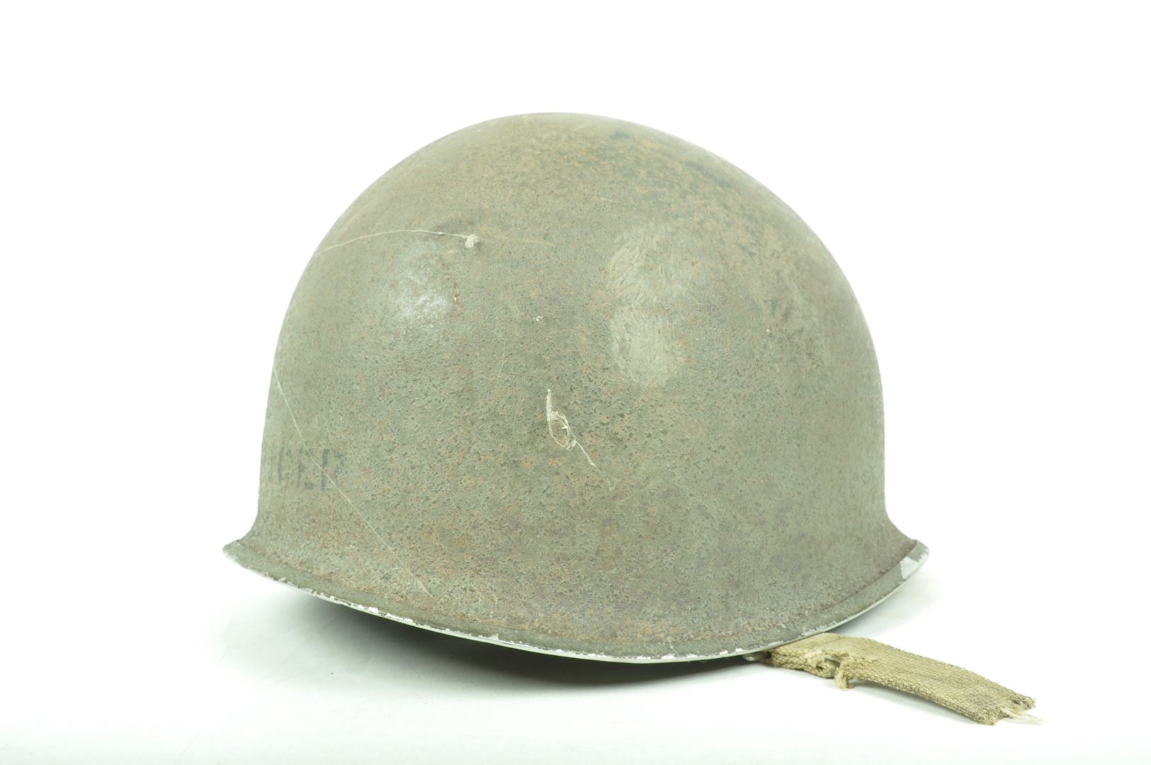 Casque US M1 Nominatif avec son sous casque Westinghouse  / Débarquement de Provence