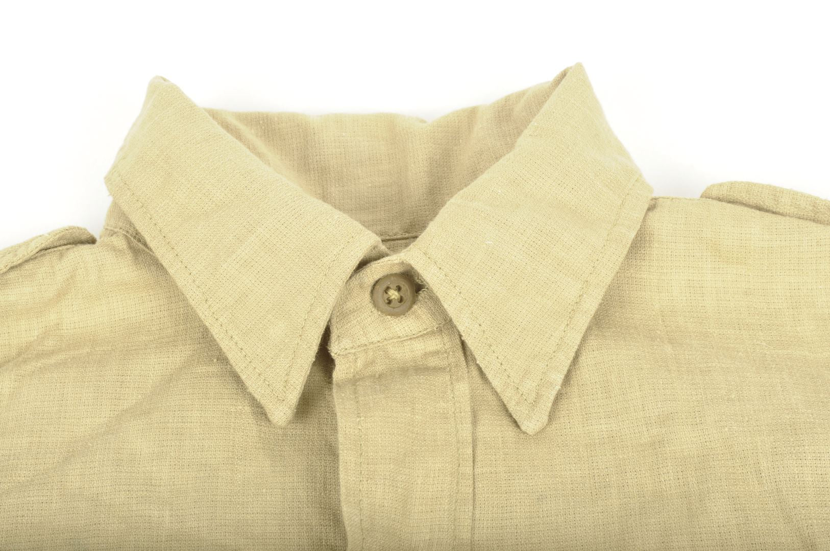 Vareuse tropicale "Bush Jacket" en Aertex de confection Indienne / datée 1943