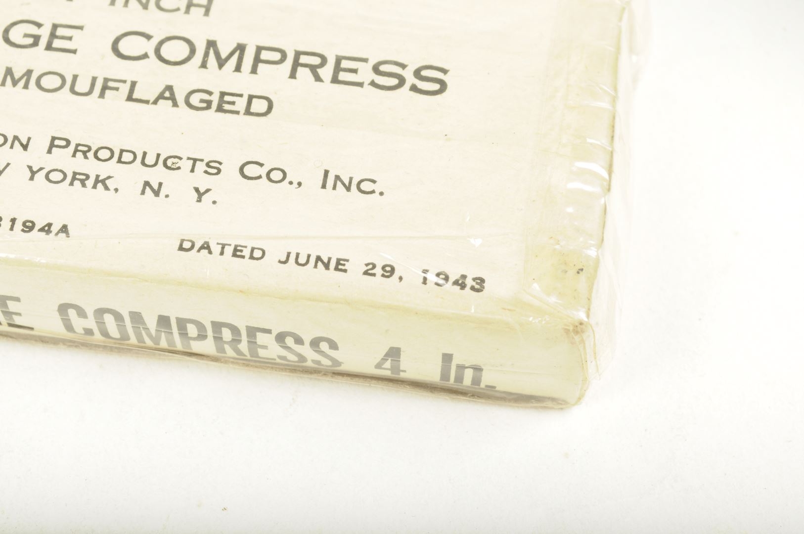 Pochette individuelle Jungle Medical Individual M2 datée 1944