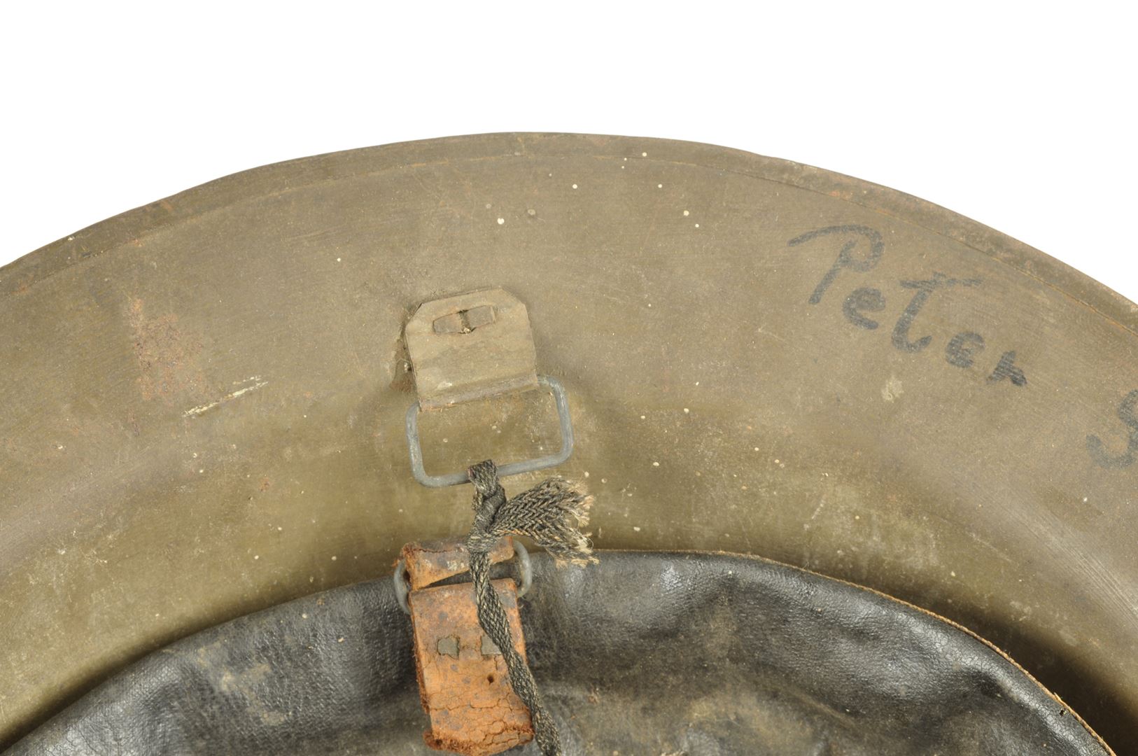Casque Mark I sorti de grenier / Nominatif / Company F, 325th IR, 82nd ID