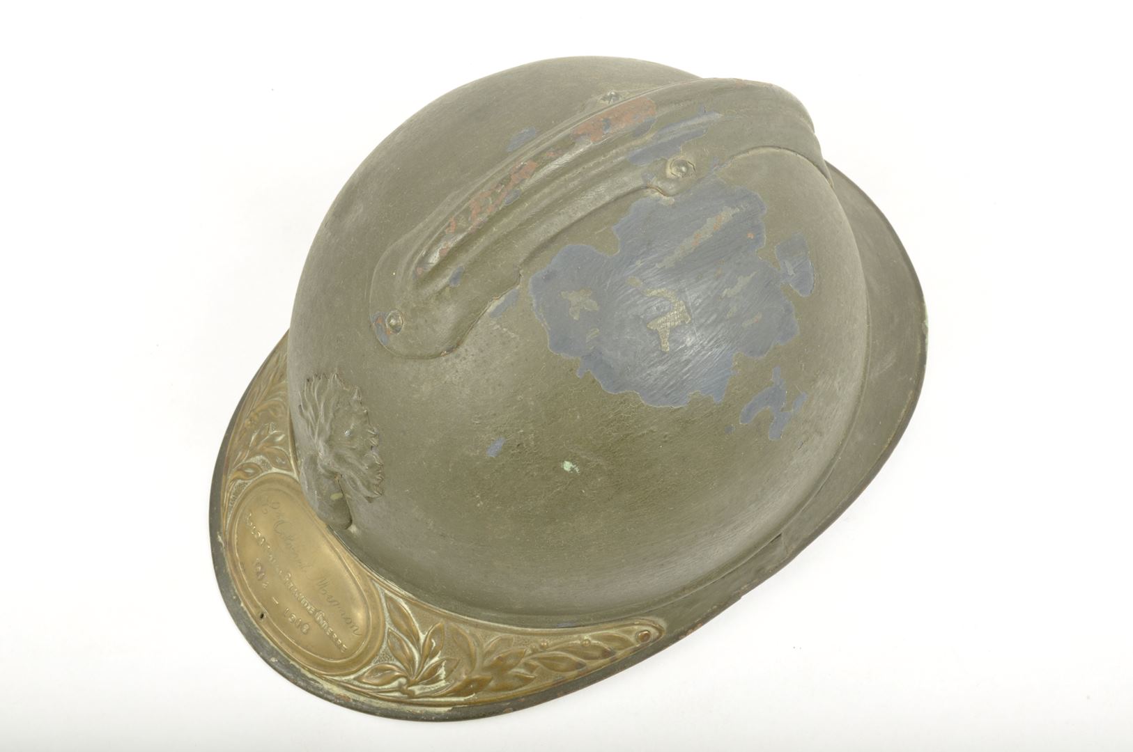Casque Adrian Modèle 1915 du Lieutenant Colonel Mignon / 72ième et 153ième RI