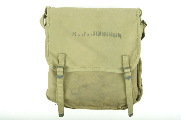 Sac inférieur " KNAPSACK" USMC M41 daté 1942 / Nominatif