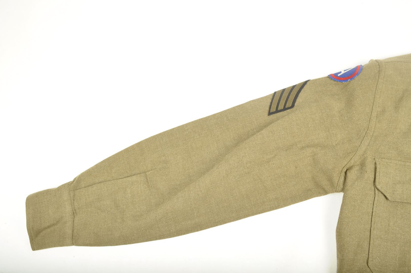 Chemise "moutarde" 66th Infantry Division / datée 1941