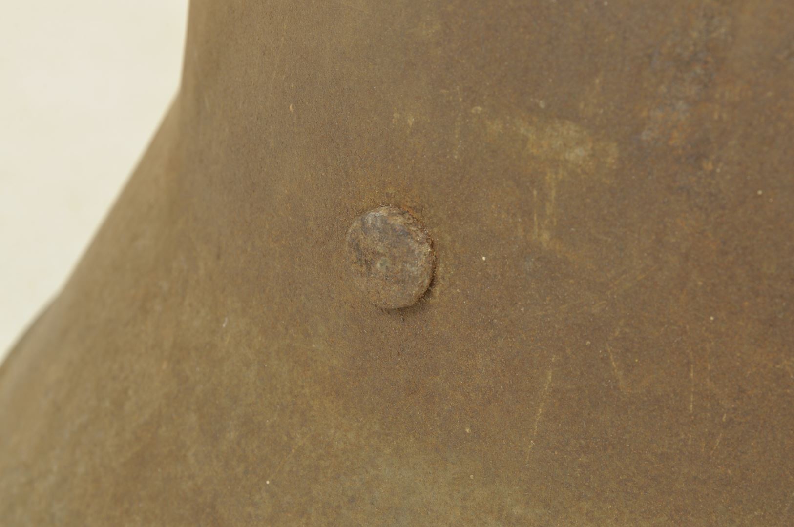 Casque Allemand modèle 1917 sorti de grenier / Alsace