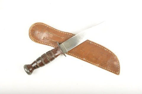 Couteau de combat KA BAR " COMMANDO" NOMINATIF AIR FORCE  / fourreau personnalisé PACIFIQUE