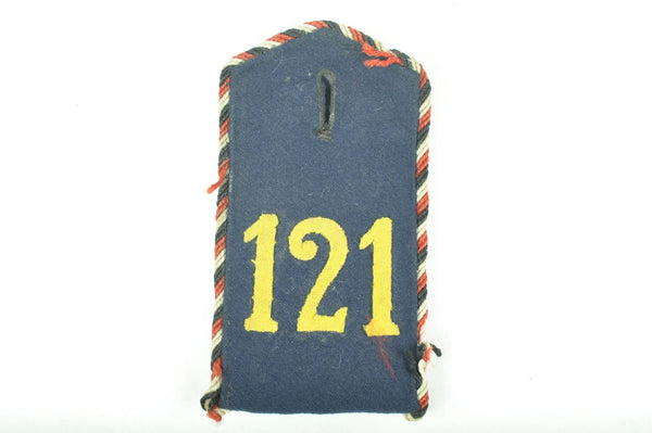 Pattes d'épaules Allemandes du 121 Régiment d'Infanterie / Wurtemberg