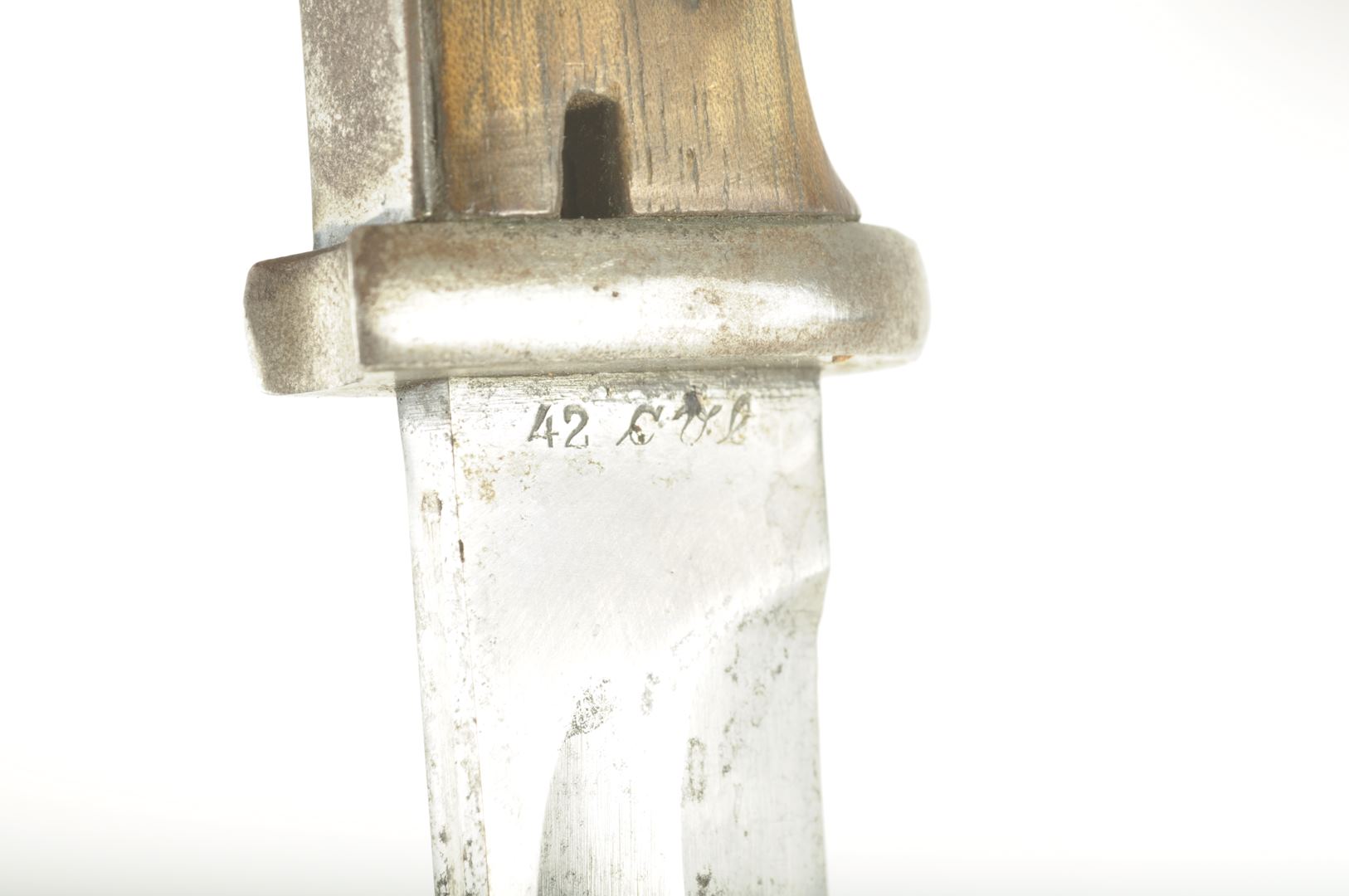 Baïonnette Allemande 84/98 "42 CVL" / Gousset daté 1938