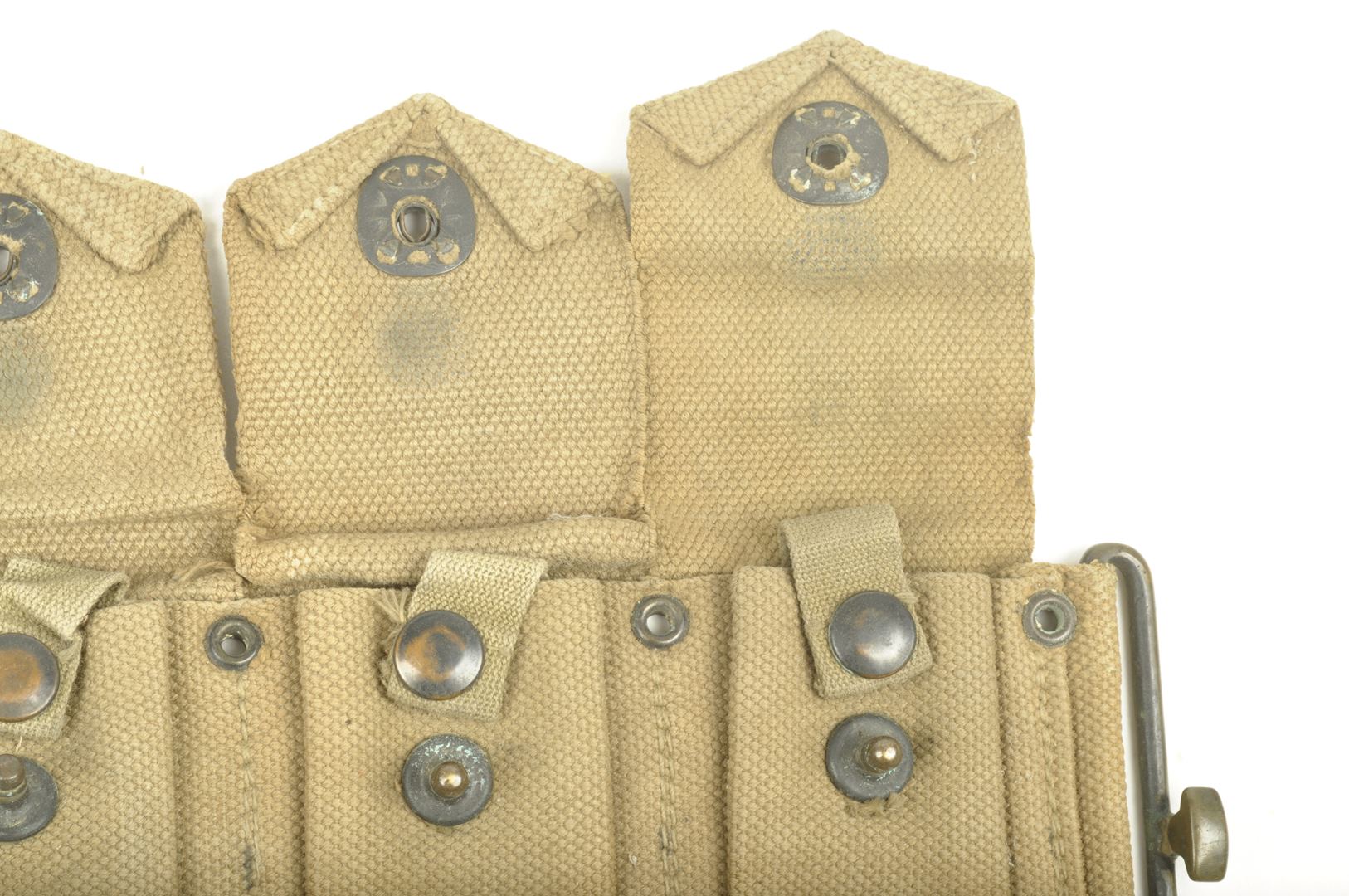 Ceinturon Américain Nominatif modèle 1923 OD3 / daté 1942