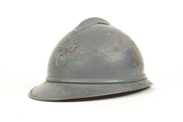 Casque Adrian d'Infanterie modèle 1915 / peinture lisse d'usine