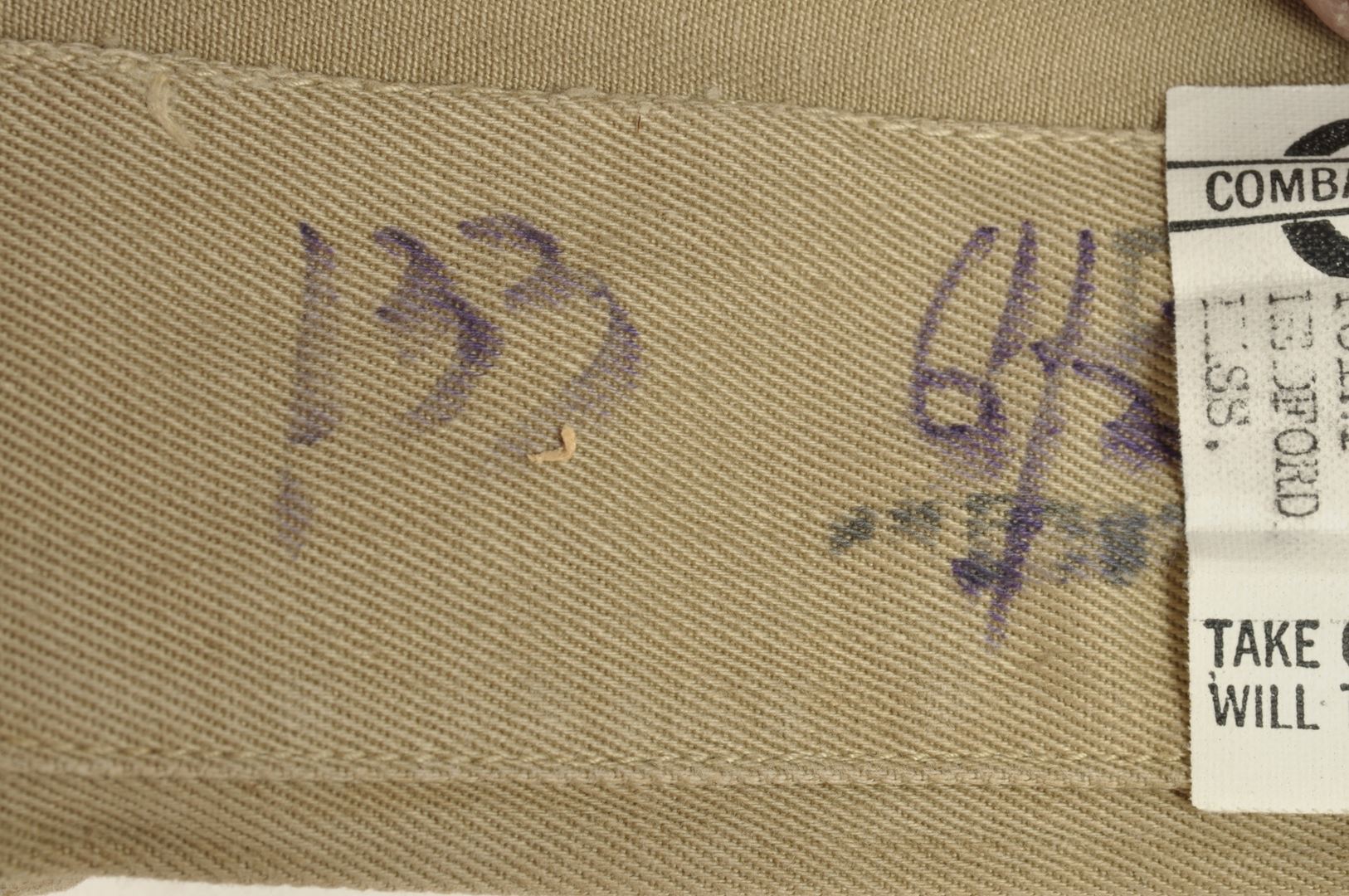 Bonnet de police Artillerie nominatif et identifié / 639th AAA Weapon BN