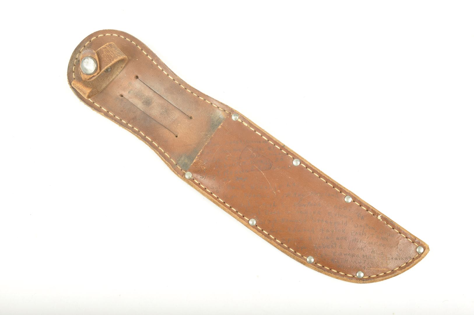 Couteau de combat KA BAR " COMMANDO" NOMINATIF AIR FORCE  / fourreau personnalisé PACIFIQUE