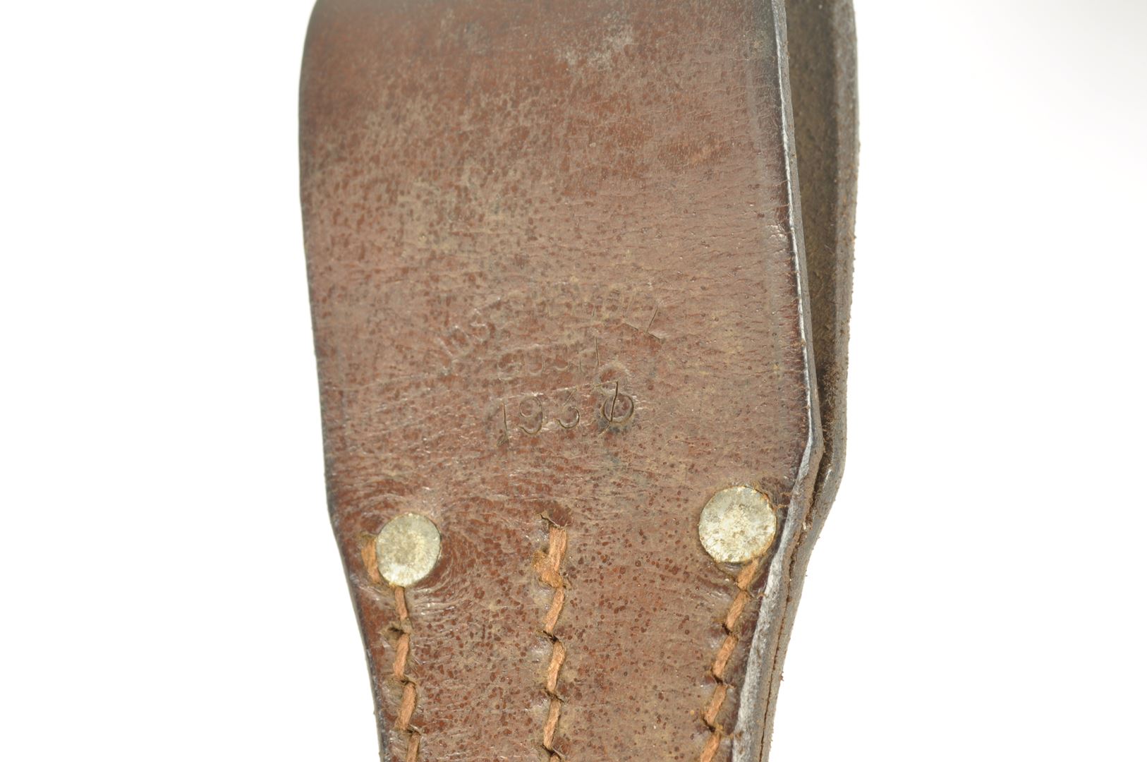 Gousset porte baïonnette 98k daté 1938