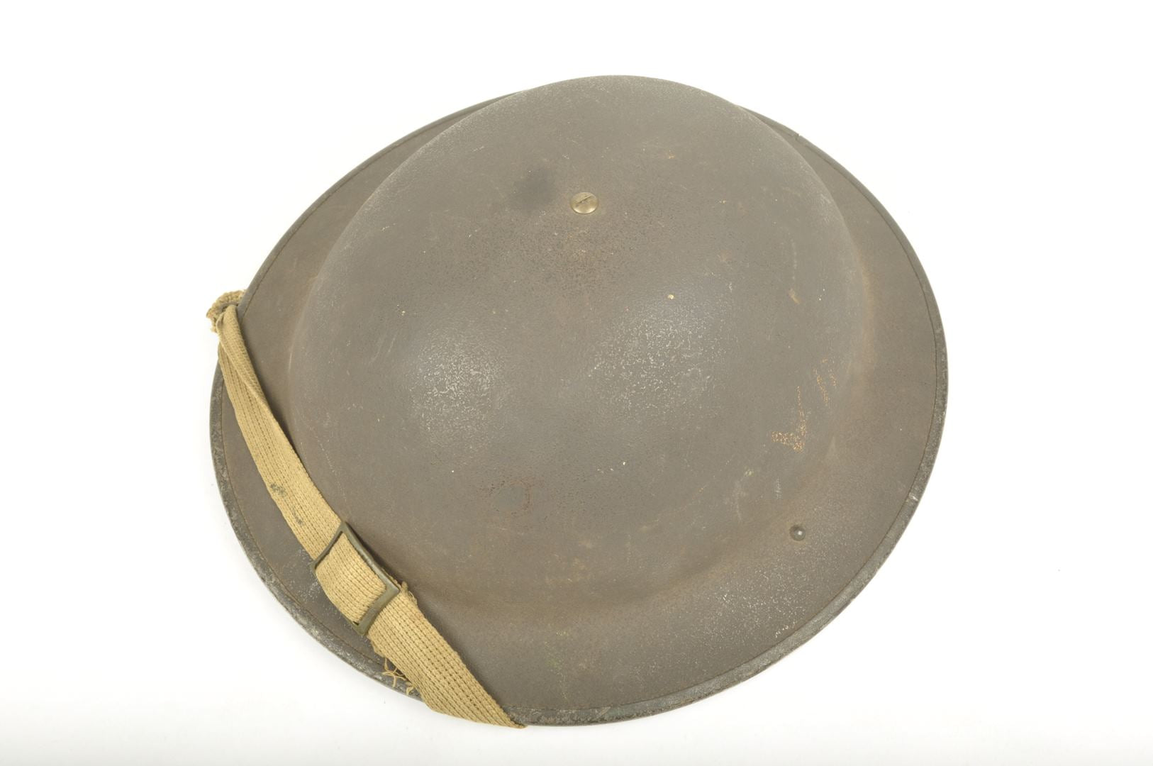 Casque Britannique MKII insignes "VII" / Saint-Vaast-la-Hougue