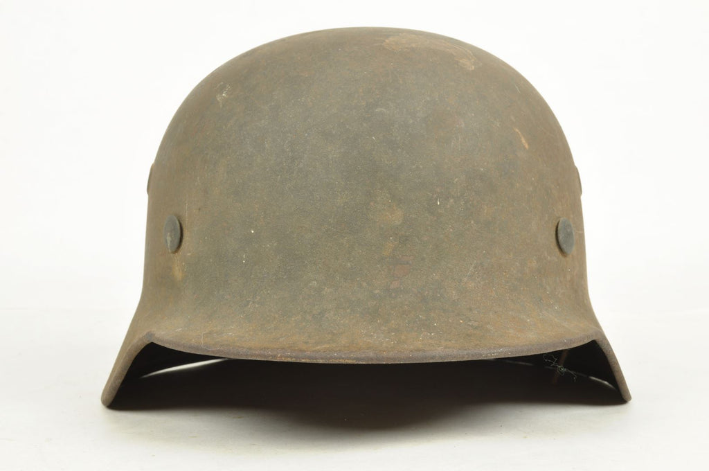 Casque allemand HEER modèle 40 Nominatif sorti de grenier