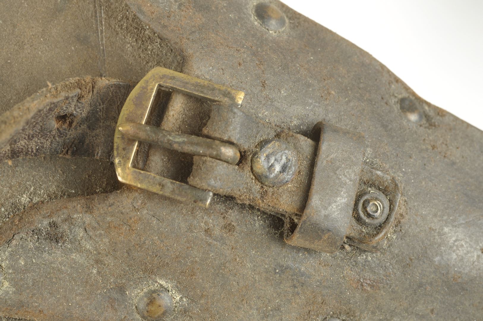 Beau gousset de Baïonnette Lebel Ersatz / Cuir riveté