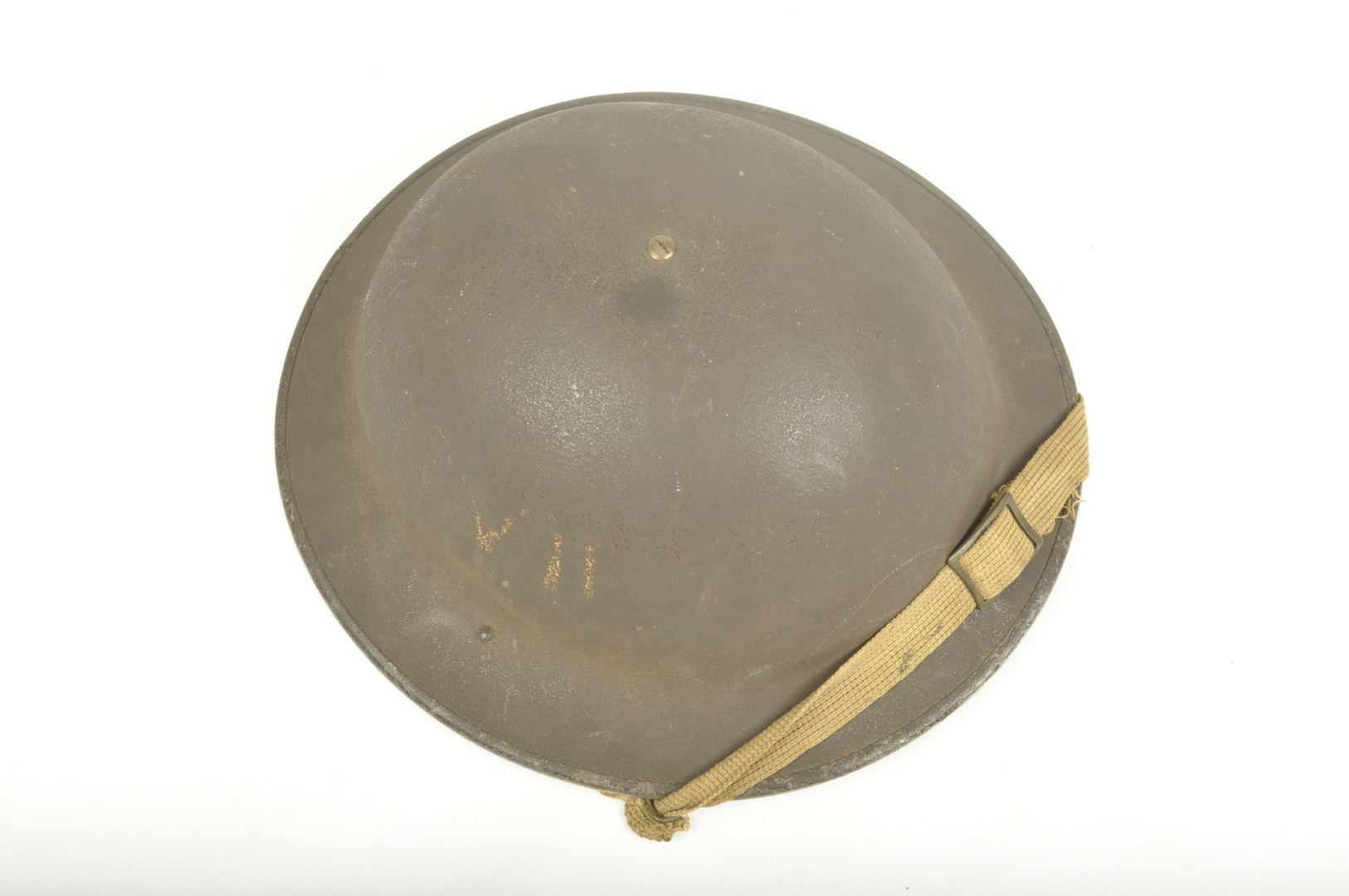 Casque Britannique MKII insignes "VII" / Saint-Vaast-la-Hougue