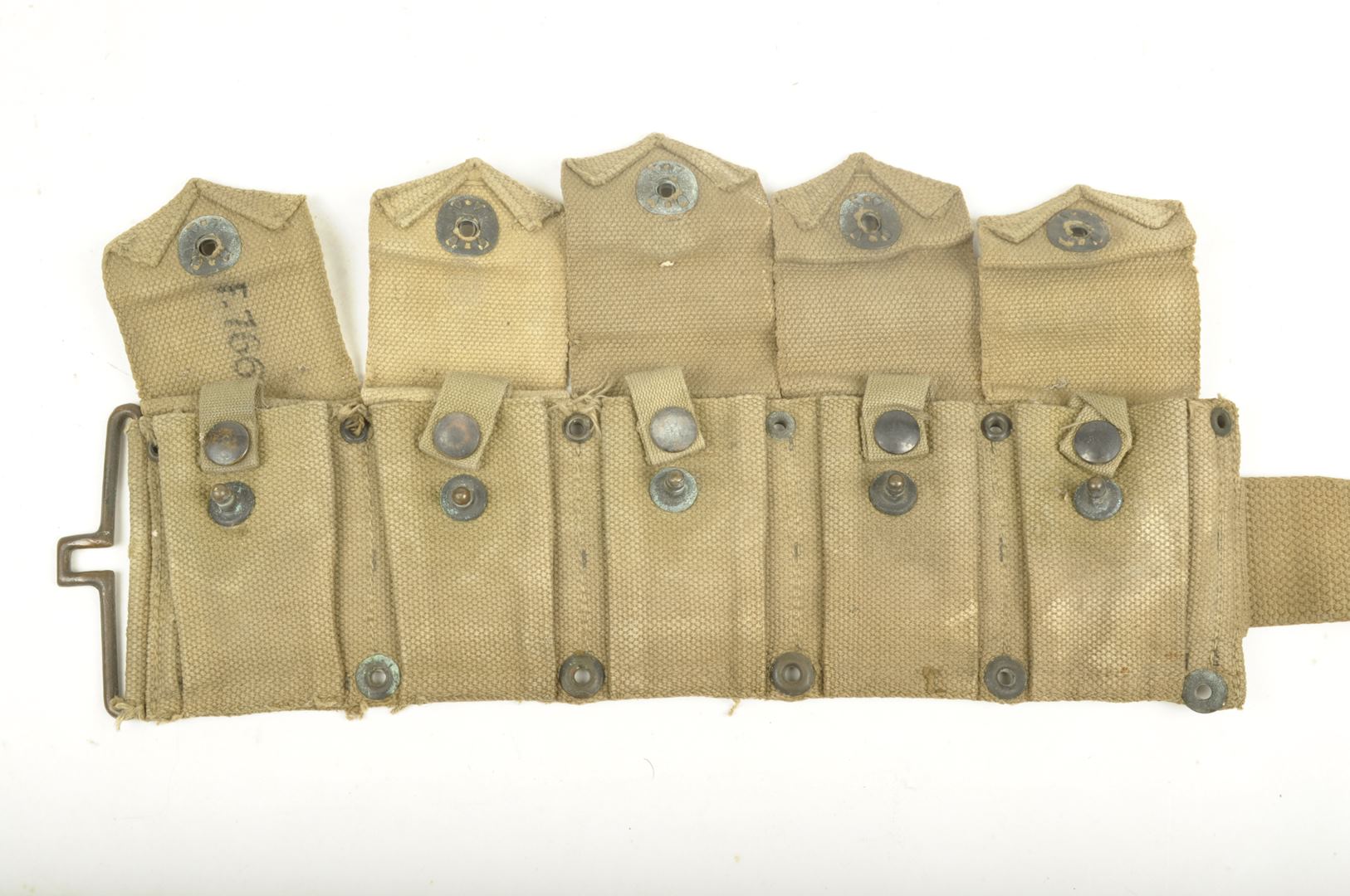 Ceinturon Américain Nominatif modèle 1923 OD3 / daté 1942